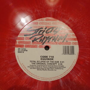 Code 718 - Equinox - Strictly Rhythm - SR12103 - 12", RE, RP, Red