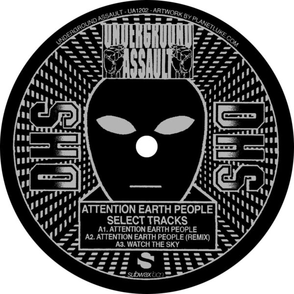 D.H.S. - Attention Earth People  - Underground Assault - UA1202 - 12"
