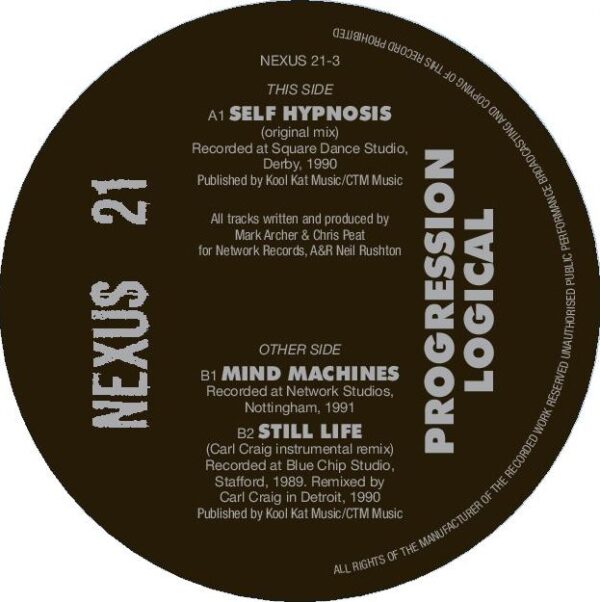 Nexus 21 - PROGRESSION LOGICAL -  Network Records - NEXUS21-3 - 12"