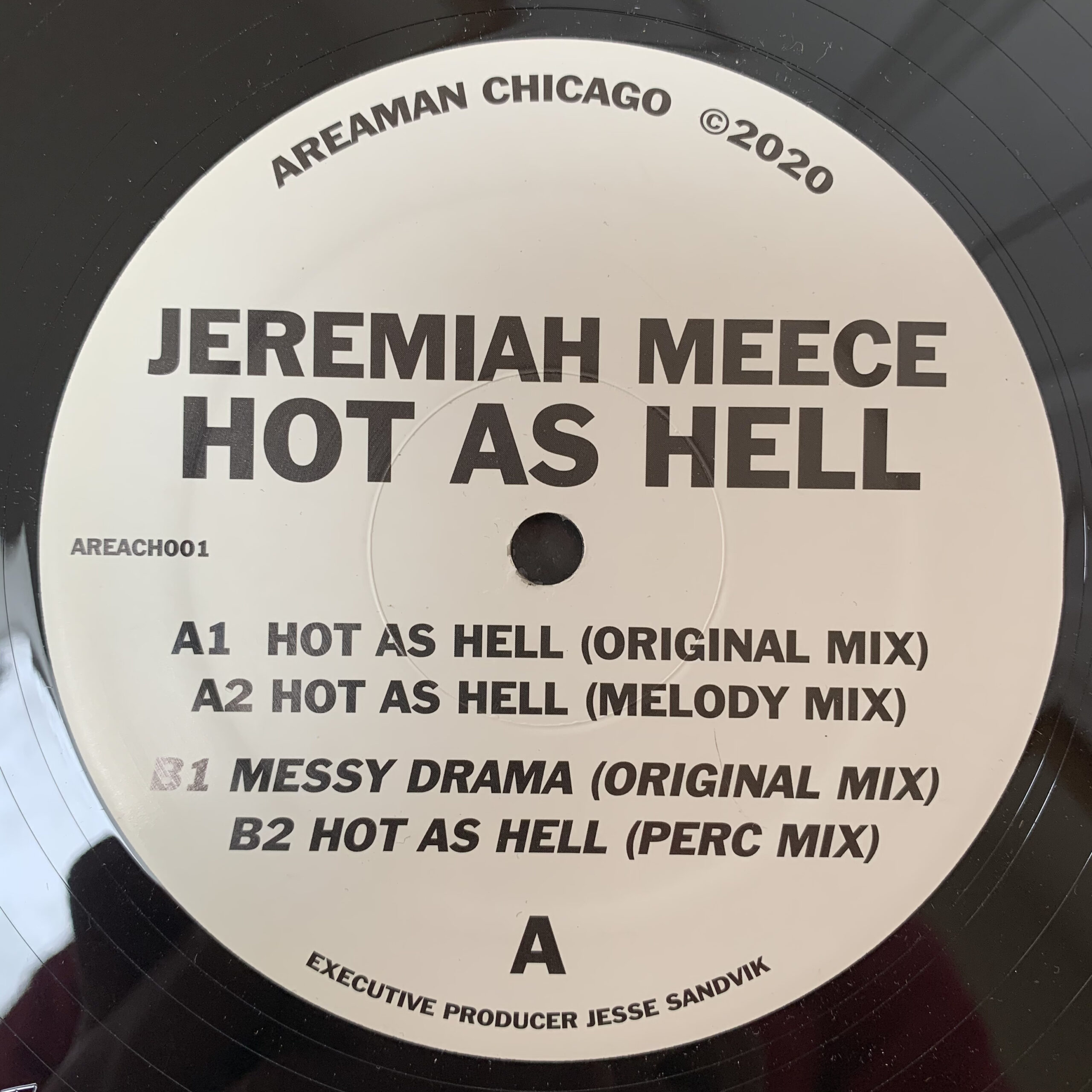 Jeremiah Meece - Hot As Hell - Areaman Chicago - AREACH001 - 12", EP