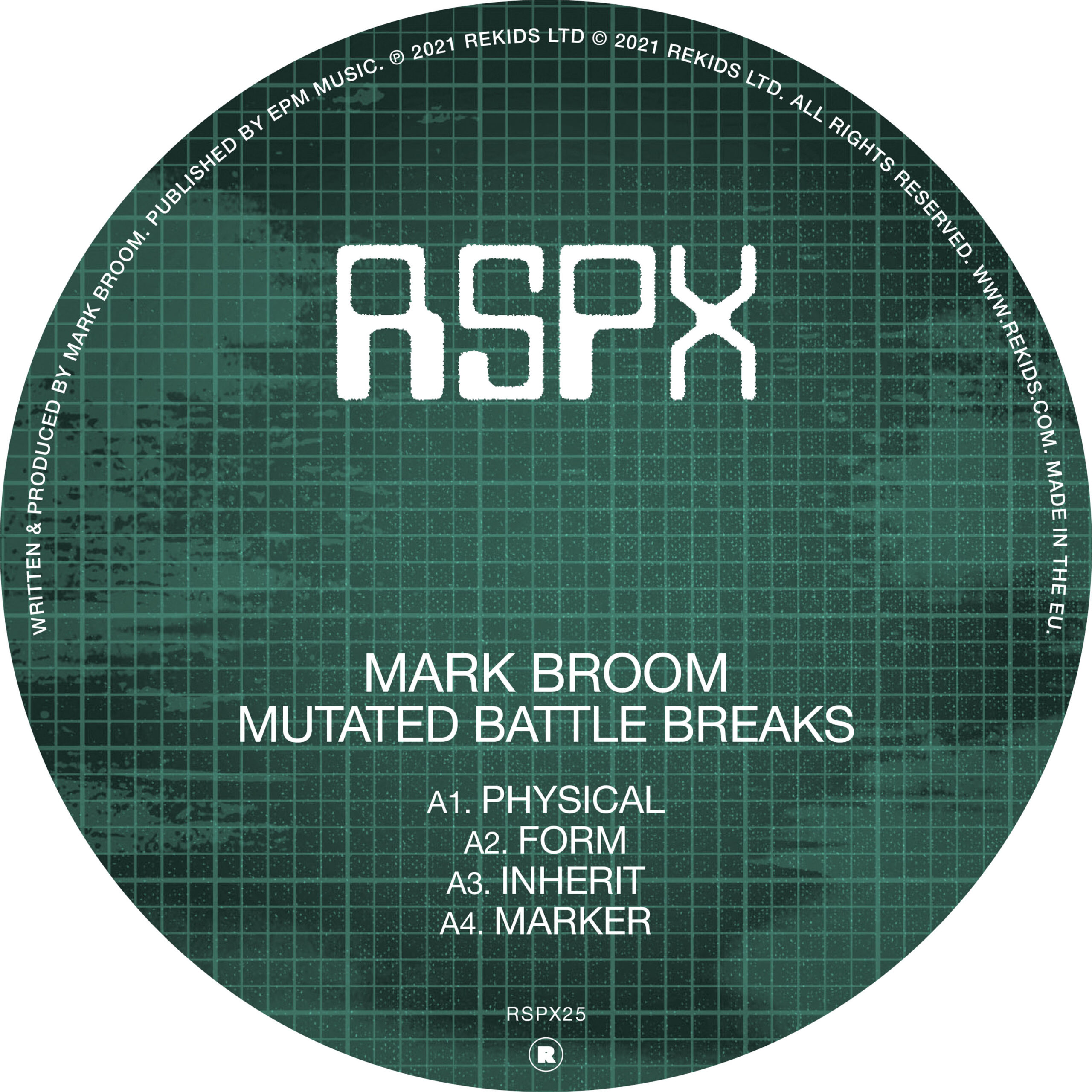 Mark Broom - Mutated Battle Breaks - REKIDS - RSPX25 - 12"