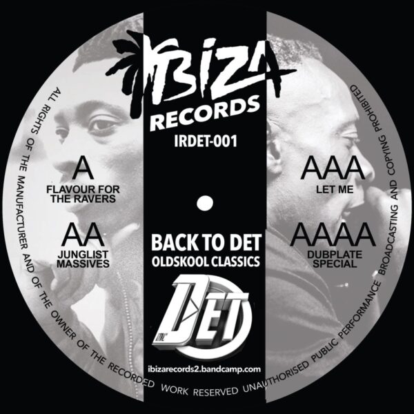 MC Det - Back To Det Oldskool Classics - Ibiza Records - IRDET-001 - 12", EP
