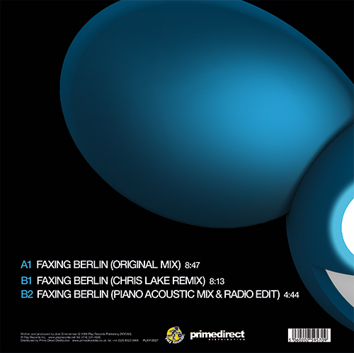 Deadmau5 - Faxing Berlin - PLAY12027 - PLAY RECORDS - 12" - Image 3