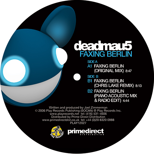 Deadmau5 - Faxing Berlin - PLAY12027 - PLAY RECORDS - 12" - Image 5
